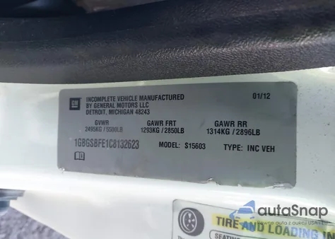 2012 Chevrolet Colorado Work Truck from USA, damaged, VIN 1GBGSBFE1C8132623